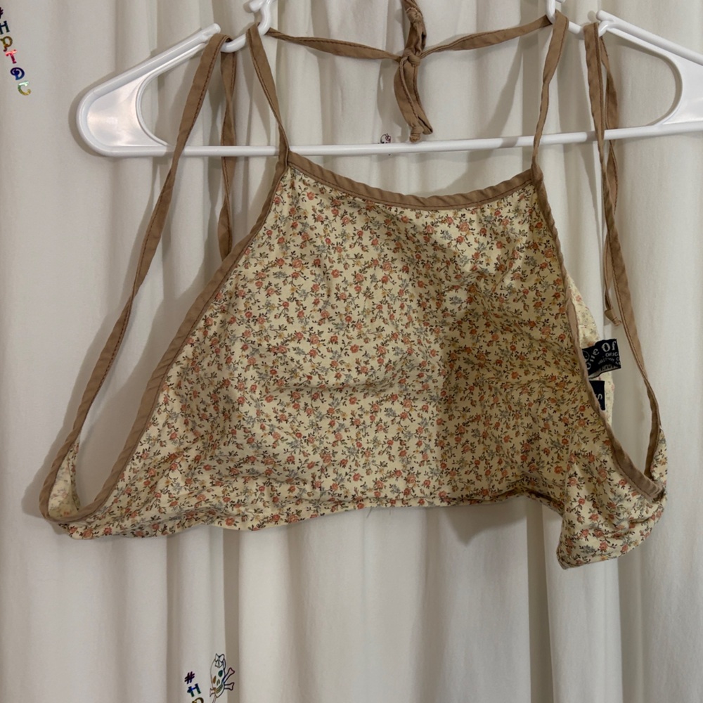 Floral Print Tank Top small by One of a Kind